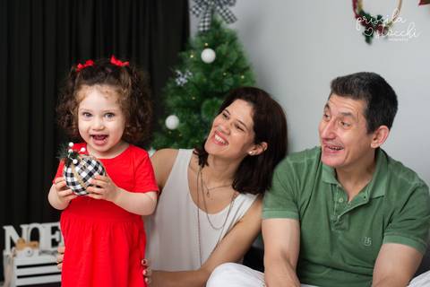 fotos de ensaio de natal família SP'