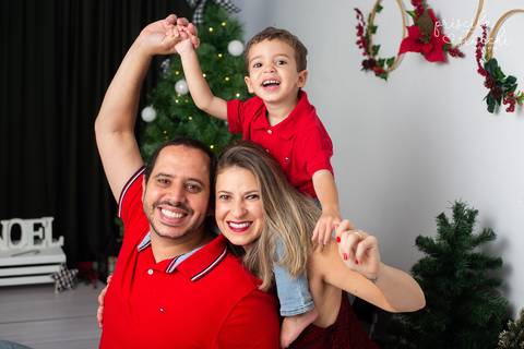 ensaio fotográfico de natal em família SP'