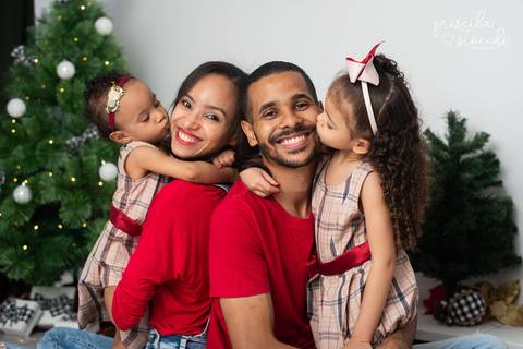 fotos de ensaio de natal em família SP'