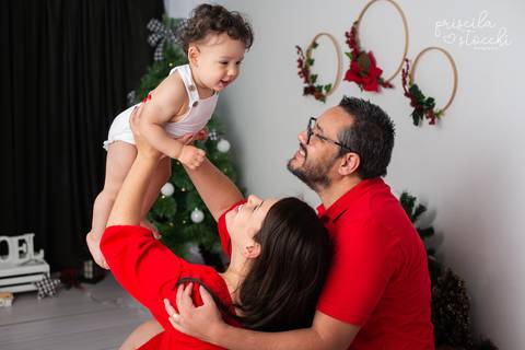 ensaio fotográfico de natal em família SP Zona Sul'