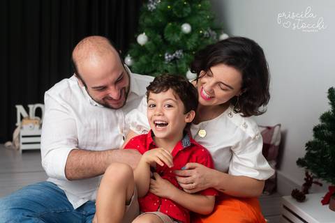 ensaio fotográfico de natal em família SP'