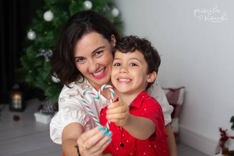 Ensaio de Natal Mãe e Filho SP'