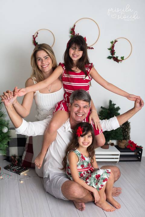 ensaio fotográfico natal família SP Zona Sul'