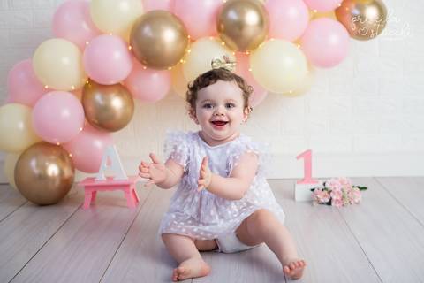 Ensaio Fotográfico 1 ano Menina SP Zona Sul'