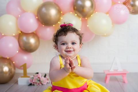 Ensaio Fotográfico 1 ano Menina Raio de Sol SP'