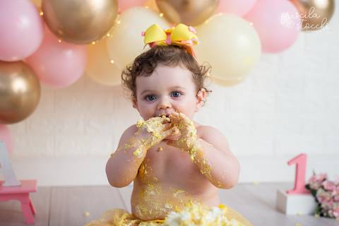 Smash the Cake 1 ano menina SP'