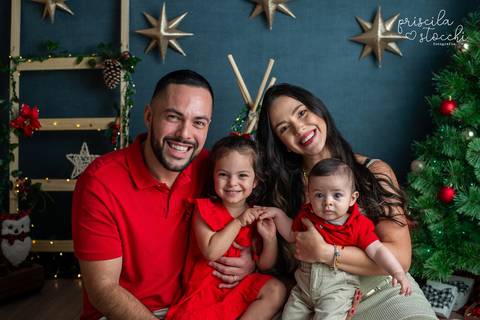 Ensaio de Natal Família'