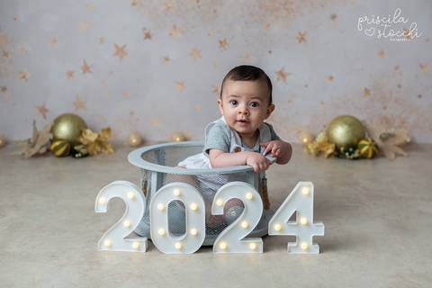 Ensaio Natal e Ano Novo Bebê São Paulo'