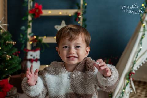 Ensaio de Natal Bebê SP Zona Sul'