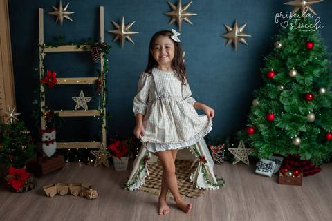 Ensaio Fotográfico Infantil Natal Estúdio SP'