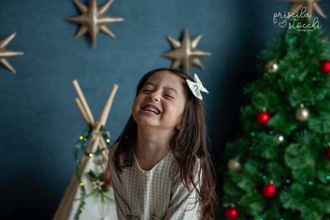 Ensaio Natal e Ano Novo Infantil Estúdio SP'