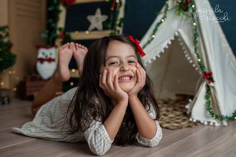 Ensaio Fotográfico Natal Infantil SP Zona Sul'