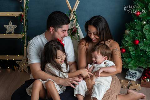 Ensaio Fotográfico Natal Família SP Zona Sul'