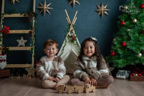 Sessão de Fotos Natal em Família SP'