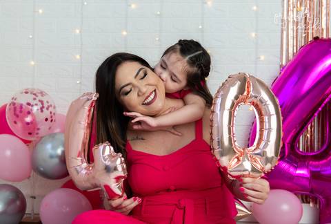 Sessão de Fotos Mãe e Filha 40 anos SP'