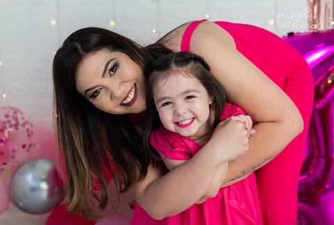 Ensaio Em Estúdio Mãe e Filha São Paulo'