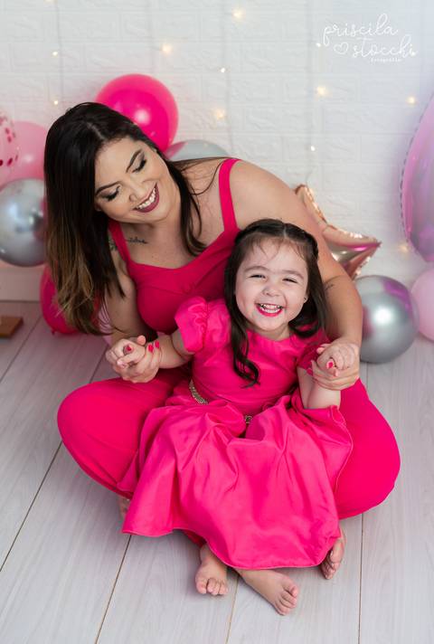 Sessão de Fotos Mãe e Filha Estúdio São Paulo'