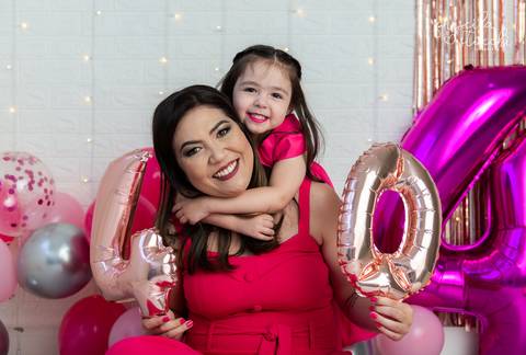 Ensaio de Aniversário Mãe e Filha SP Zona Sul'