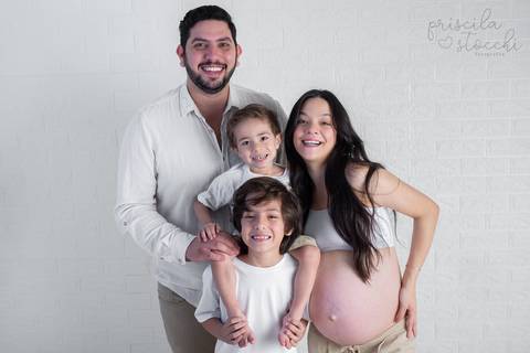 Ensaio Fotográfico Gestante Família SP Zona Sul'