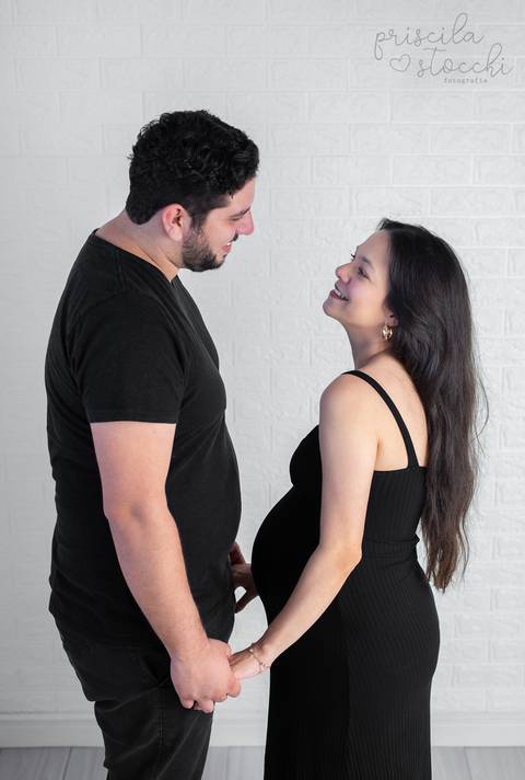 Ensaio Fotográfico Gestante Roupa Preta São Paulo'