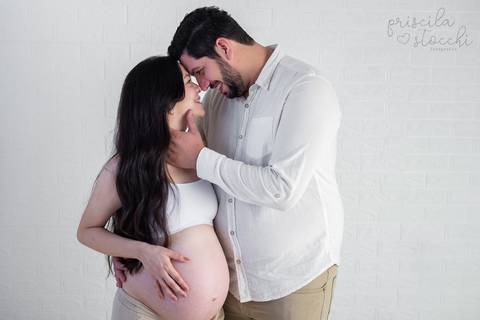 Ensaio Fotográfico Gestante Com Marido SP Zona Sul'