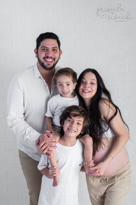 Ensaio Fotográfico Gestante Família SP'