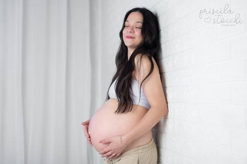 Ensaio Gestante Clean SP'