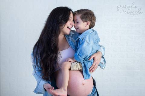 Ensaio Gestante Estúdio SP'