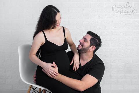 Ensaio Gestação com Marido SP Zona Sul'