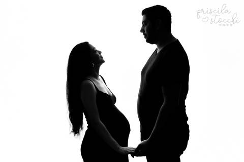 Ensaio Gestante Sombra Silhueta SP'