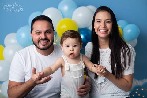 Smash the Cake em Família 1 ano Estúdio SP'