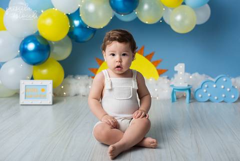 Ensaio 1 ano Sunshine Sol Menino SP Zona Sul'