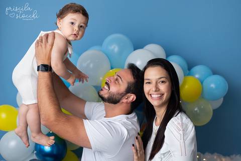 Smash the Cake em Família 1 ano Estúdio SP Zona Sul'