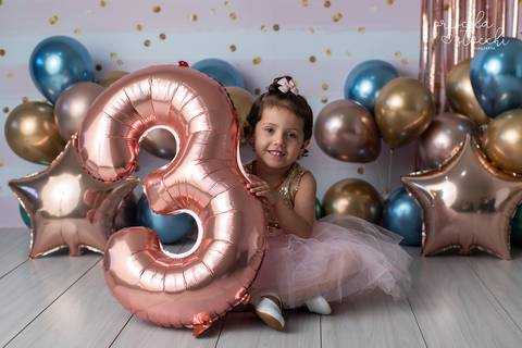 Ensaio Fotográfico Estúdio 3 anos Menina SP'