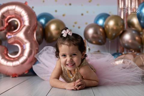 Ensaio Fotográfico Estúdio 3 anos Menina São Paulo'