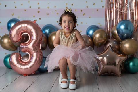 Ensaio Fotográfico 3 anos Menina'