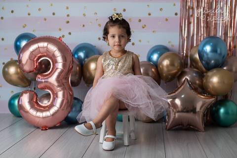 Ensaio Fotográfico 3 anos Menina SP'