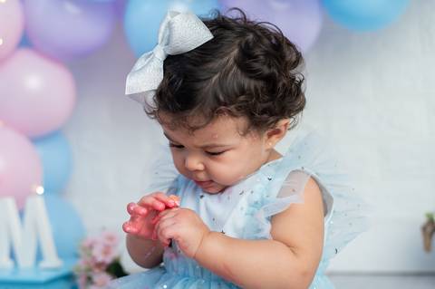 smash the cake 1 ano menina estúdio'