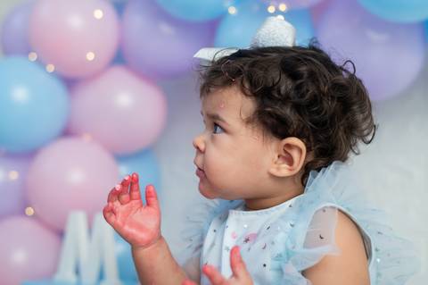 ensaio smash the cake bebê menina 1 ano sp'