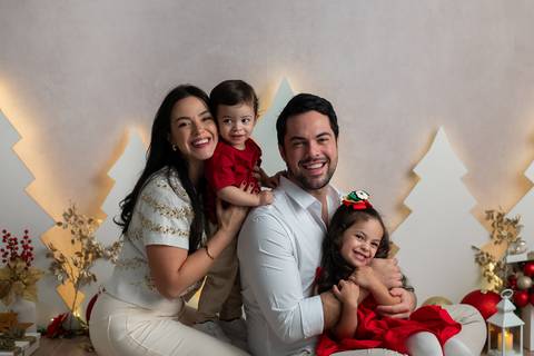 Ensaio Natal e Ano Novo em Família Estúdio SP'