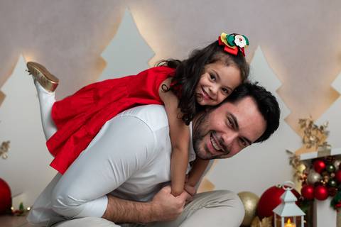 Ensaio Natal e Ano Novo em Família SP Zona Sul'