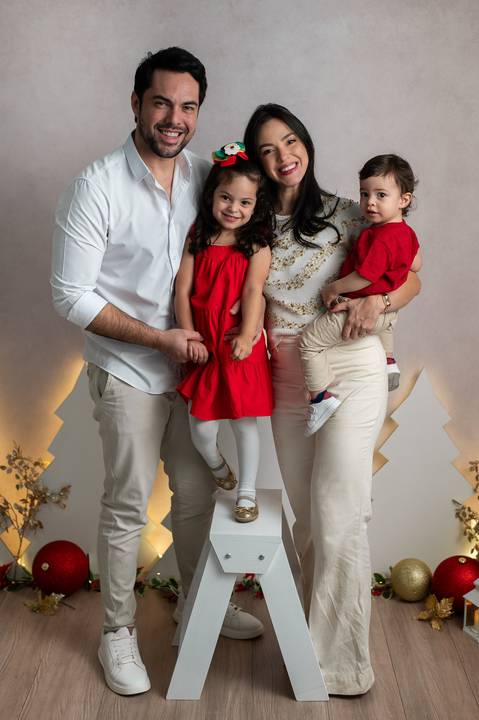 Sessão de Fotos Natal e Ano Novo em Família SP Zona Sul'