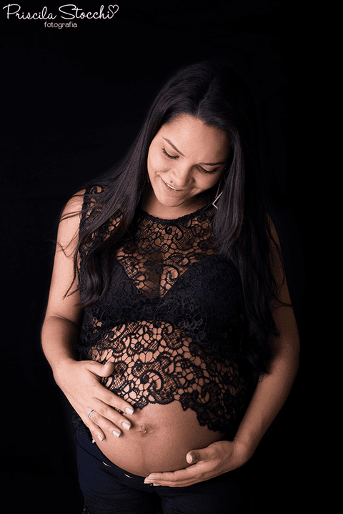 Ensaio Fotográfico Gestante Estúdio São Paulo SP'