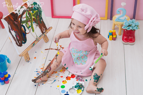 Smash the Paint Ensaio com Tinta 2 anos Estúdio São Paulo SP'