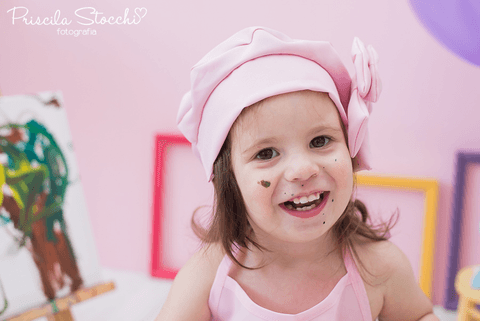 Smash the Paint Ensaio com Tinta 2 anos Estúdio São Paulo SP'