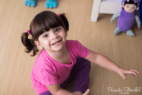 Ensaio Fotográfico Boo Monstros SA 2 anos Estúdio São Paulo'