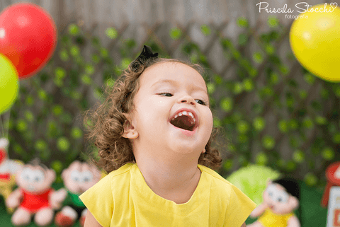 Ensaio Fotográfico Smash the Fruit Magali Turma da Mônica Estúdio São Paulo SP'