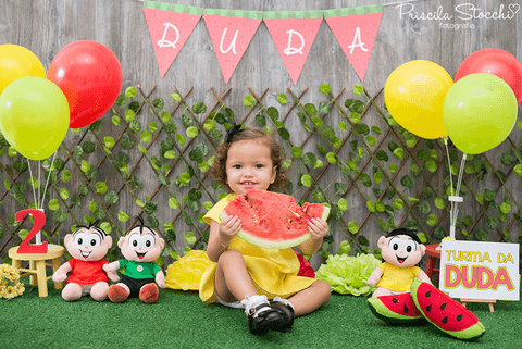 Ensaio Fotográfico Smash the Fruit Magali Turma da Mônica Estúdio São Paulo SP'