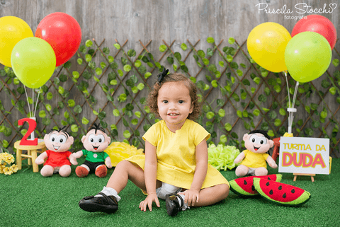 Ensaio Fotográfico Smash the Fruit Magali Turma da Mônica Estúdio São Paulo SP'