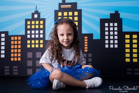 Ensaio Fotográfico Infantil Mulher Maravilha Super Heroína Estúdio São Paulo SP '